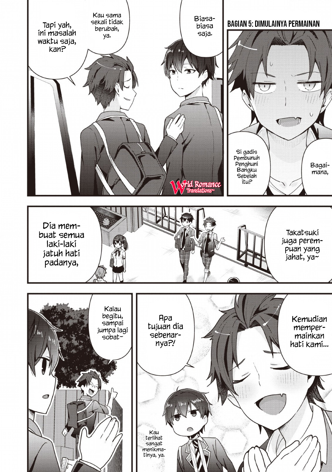 The Cute Girl Sitting Next to Me Is Trying to Make Me Fall in Love With Her as a Way to Ridicule Me, but the Tables Were Turned on Her Before She Knew It Chapter 01 Gambar 22